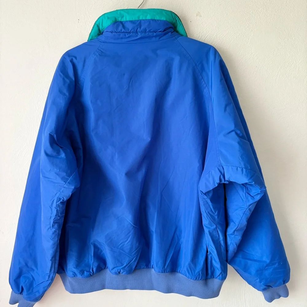 Vintage Columbia Blue Fleece Lined Ski Jacket 80s 90s